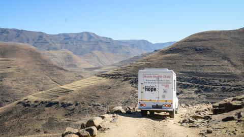 Mobile Klinik in Lesotho