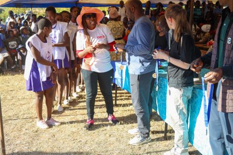 Community event at Rupare secondary school in Zimbabwe