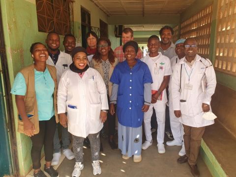 Health professionals in Mozambique