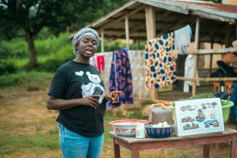 Müttergruppe und Ernährung