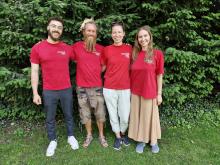 Dialoger:innen in Park
