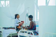 medizinischen Geräte in der Neugeborenenstation des Kibaoni-Gesundheitszentrum